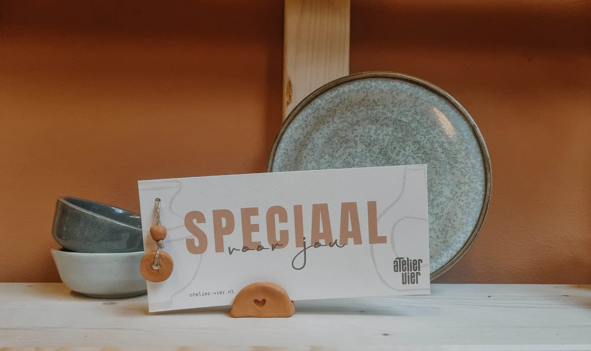 Een cadeaubon van Atelier Vier